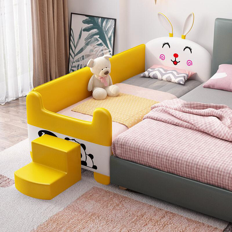 儿童床大床拼接加宽床婴儿床带护栏女孩公主分床男孩宝宝拼床单人