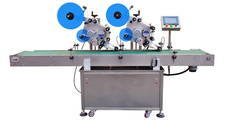 铝箔袋贴标机 全自动双头平面贴标机 高速分页贴标机 双头贴标机