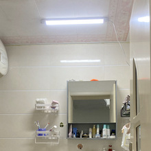 PJD1批发洗手间灯卫生间免打孔简易安装方便的灯条插电照明灯管即