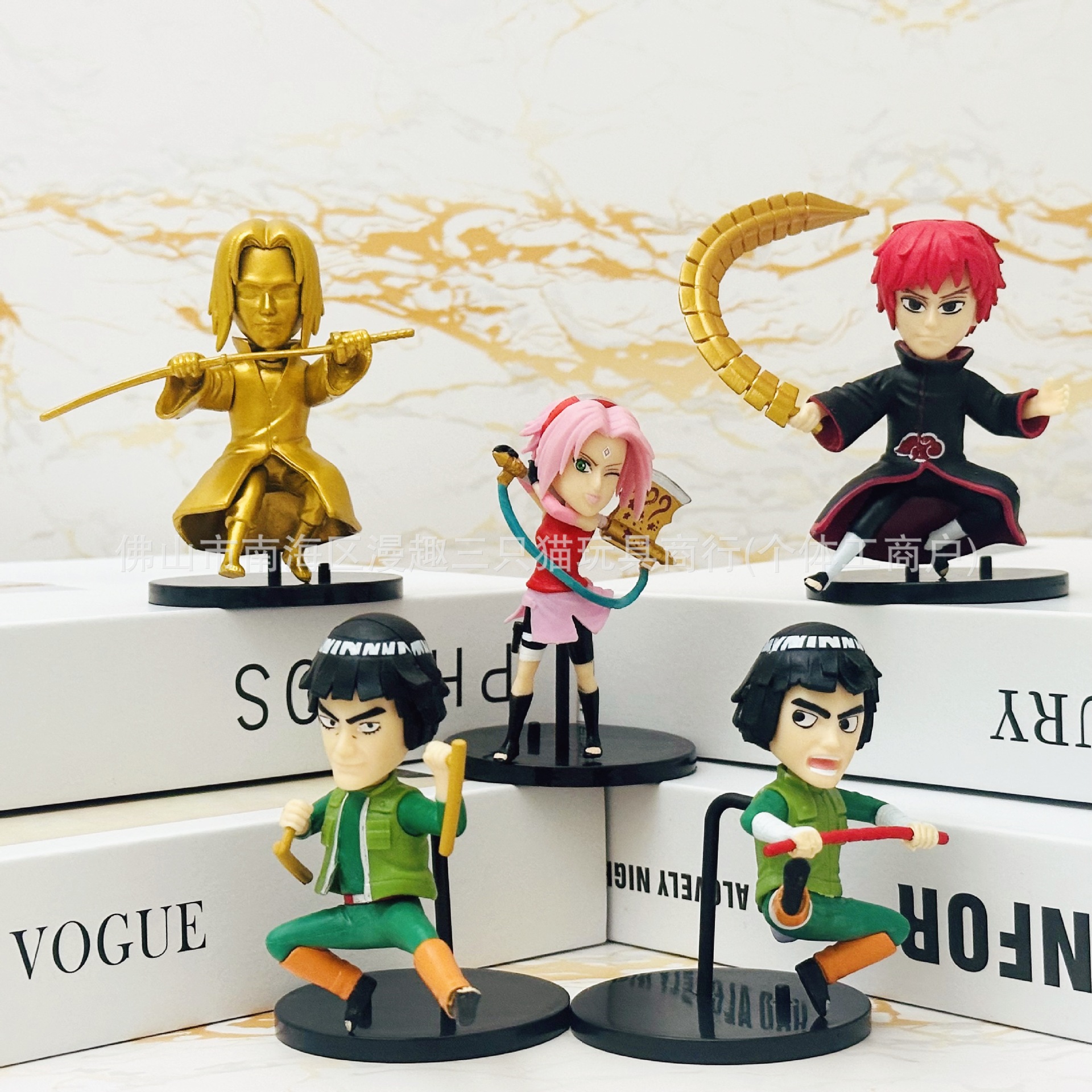 火影忍者疾风传 wcf第一弹 鸣人佐助小樱卡卡西 盒蛋手办艺术摆件