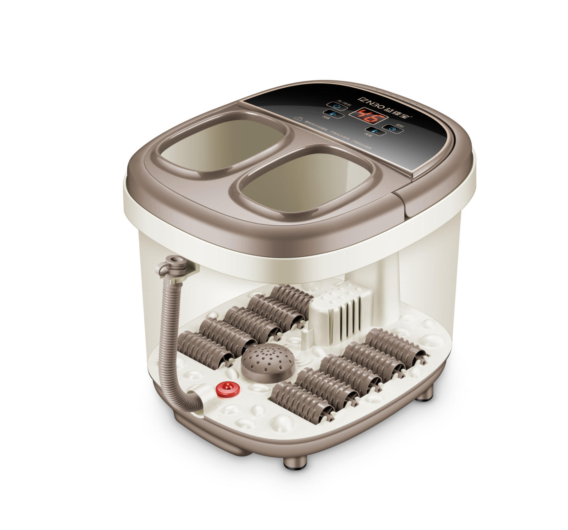 厂家直销高端智能足浴按摩器洗脚桶恒温足浴盆 泡脚盆电动足浴盆