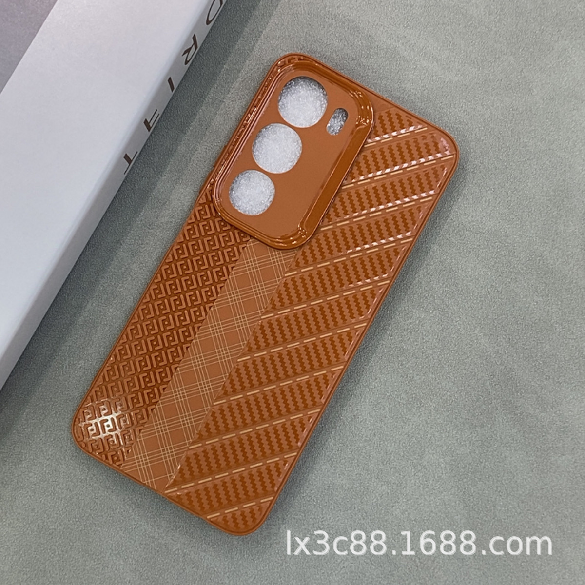 适用华为HonorX7D/荣耀400Smart X9D X70双色格纹彩色TPU软胶壳