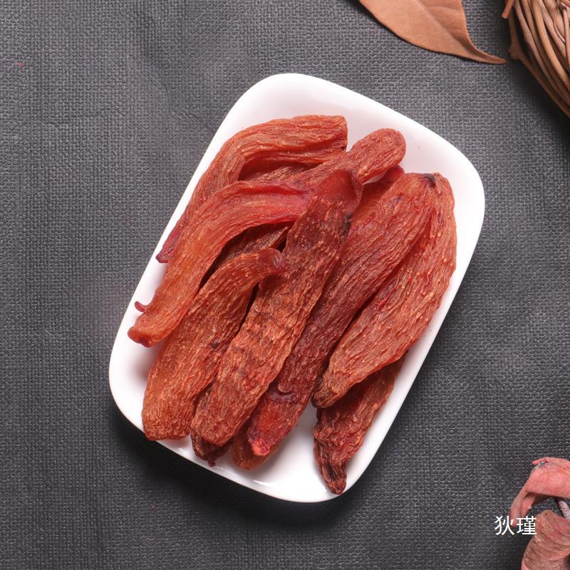 野生红天麻官方旗舰店 红天麻野生特级500克 中药材天然红天麻片