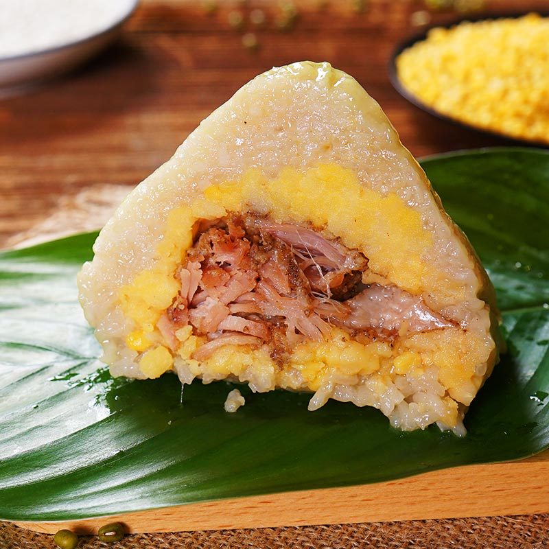 皇中皇肇庆裹蒸粽传统猪肉绿豆馅400g端午粽子oem代工厂直销批发