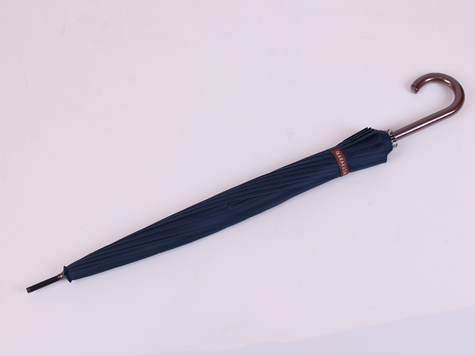 日本外贸原单16骨复古唐草纹浮水印花直杆伞晴雨两用