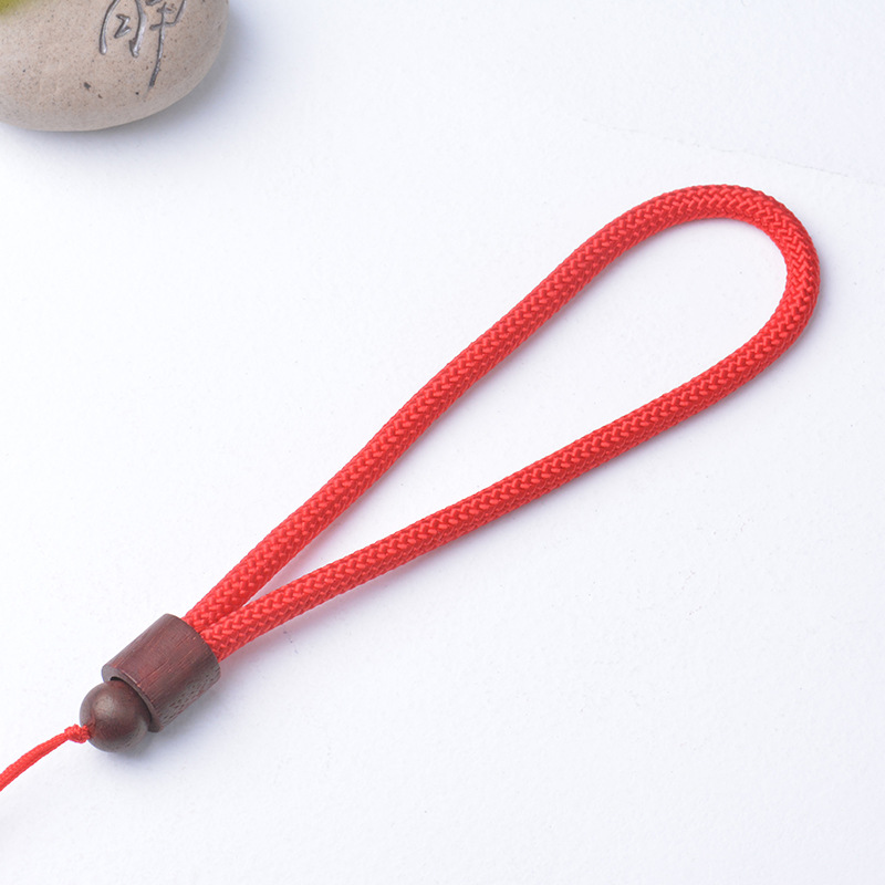 手工编织酸枝木手把件绳弹弓失手绳中国结吊头文玩配饰绳厂家直供