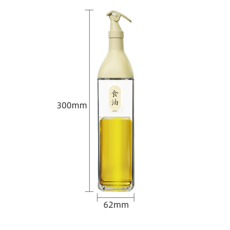 Leak-Proof Glass Small Oil Pot Household Kitchen Oil Dispensing Bottle Sesame Oil Bottle Oil Tank Vinegar Pot Soy Sauce Bottle Vinegar Bottle Oil Bottle Set