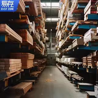 可定 制钢铁悬臂式工业仓库货架托臂式重型仓储置物架五金钢管