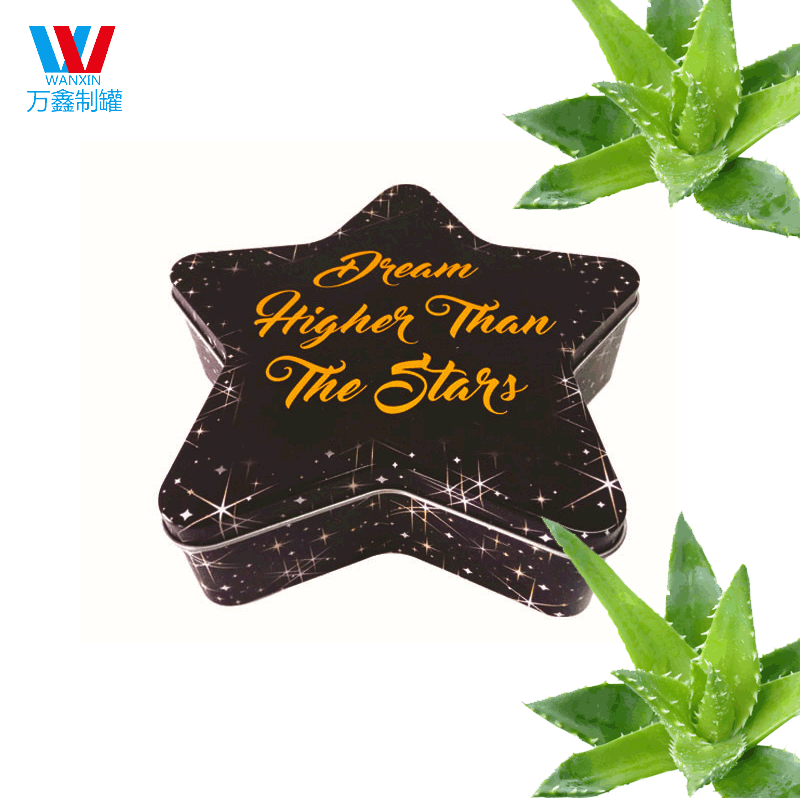 五边形盒厂家直销 五角星铁盒 星形铁罐 异形糖果饼干礼品包装盒