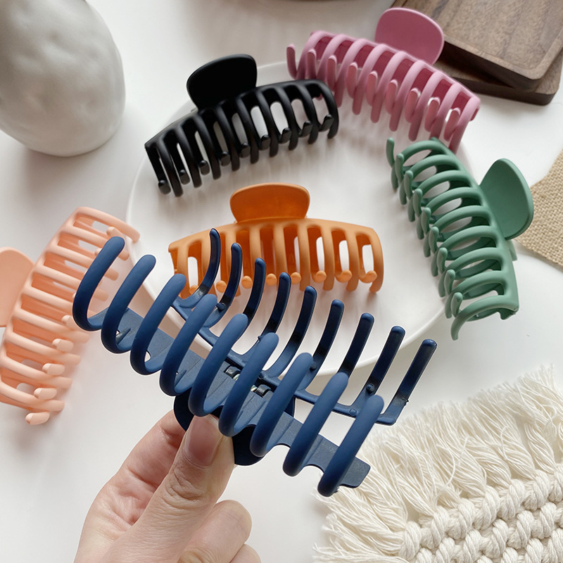 大抓夹大发夹网红同款洗澡用的可爱大号韩国发卡头饰后脑勺马尾