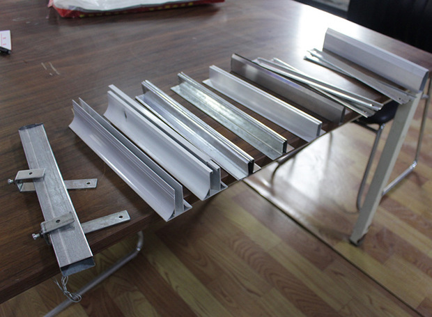 挡烟垂壁配件 挡烟垂壁导轨 挡烟垂壁安装配件 导轨压条卡扣消防