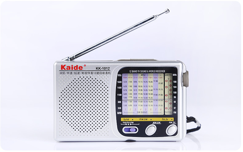 现货批发凯迪老式收音机手调多波段立体声屏显多规格老年人收音机