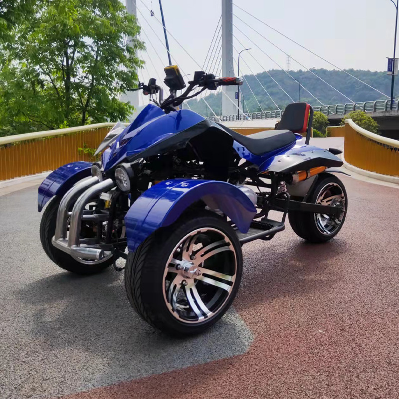 倒三轮沙滩车越野摩托车山地车全地形无极变速汽油成人越野150cc