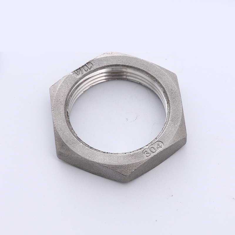 不锈钢根母 六角螺母 304不锈钢锁紧螺母
