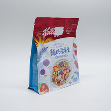 休闲食品袋水果麦片八边封袋抗酸抗氧塑料自封自立包装袋保鲜袋