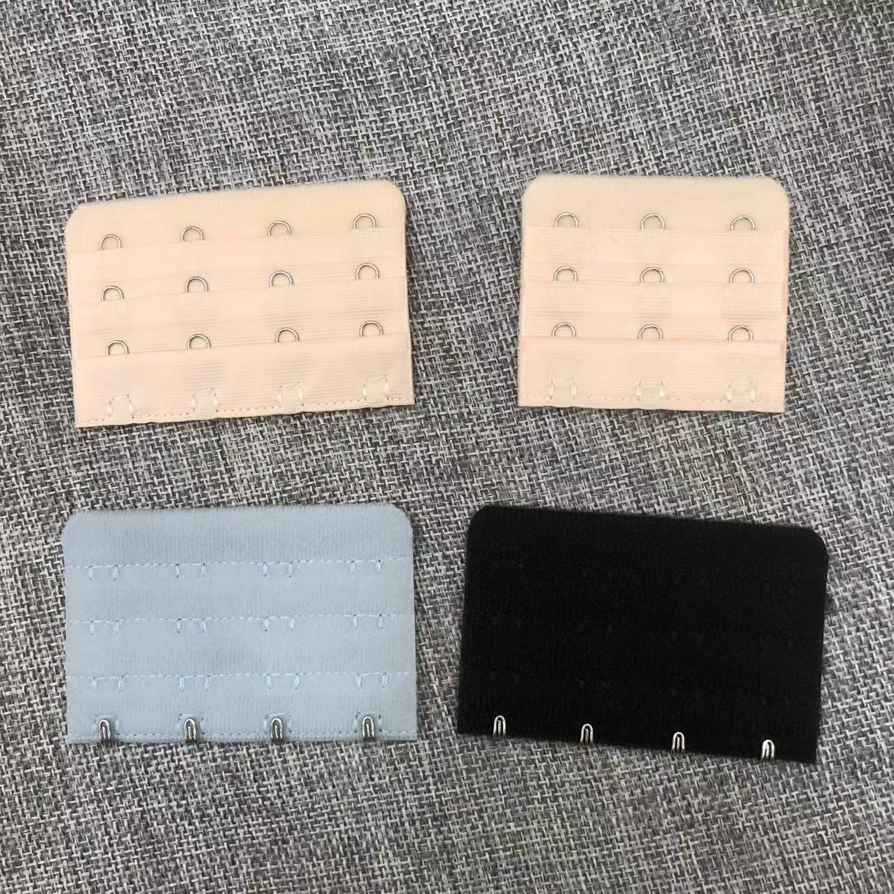 包邮发50个延长扣内衣加长扣文胸排扣三排女式胸罩搭扣三扣四扣批