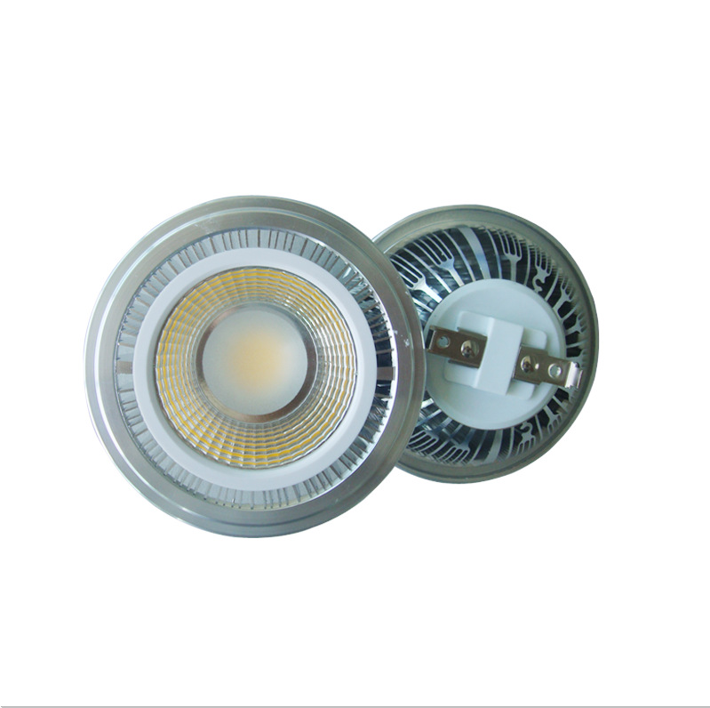 厂家供应车铝led cob ar111 5w GU10 G53 12V 85-265V射灯天花灯