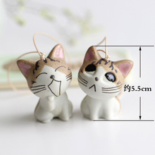 小手工陶瓷可爱私房猫日韩流行人气饰品小包挂摆件学生礼物