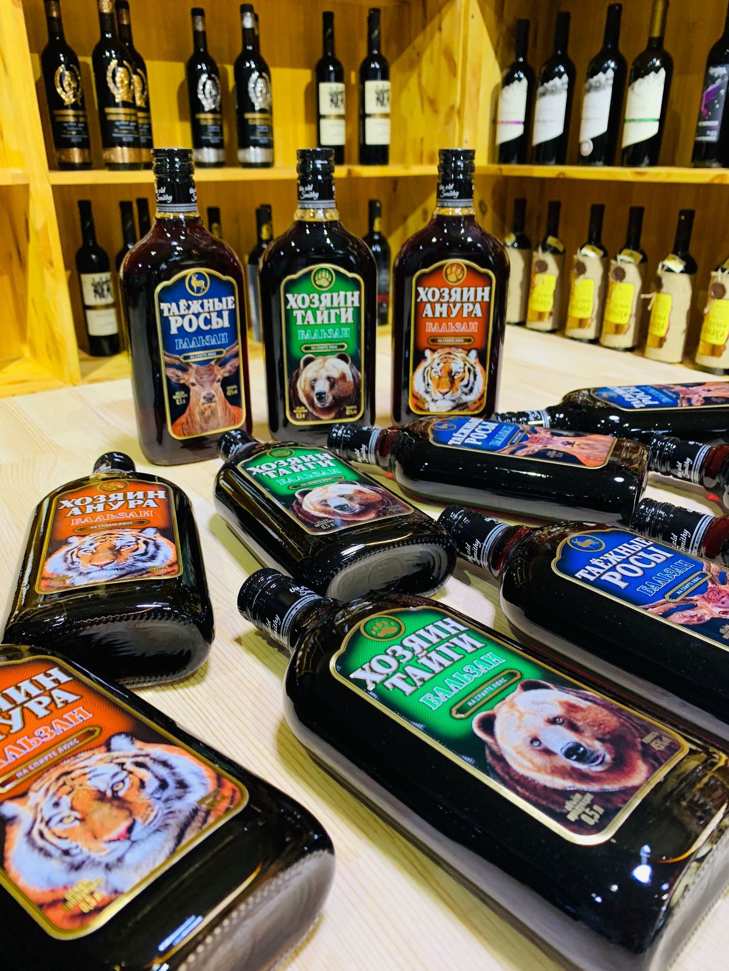 俄罗斯虎酒 鹿酒 熊酒伏特加 调制酒配制酒500毫升45度 支持代发