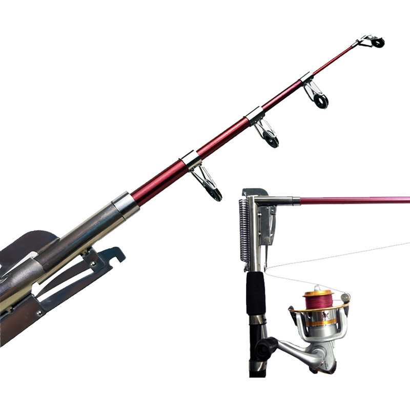 自动钓鱼竿高灵敏度小弹竿海杆弹跳抛竿甩竿自弹式海竿套装