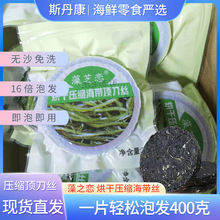 大连特产藻芝恋烘干压缩海带丝顶刀丝裙带菜海带饼小片免煮免洗