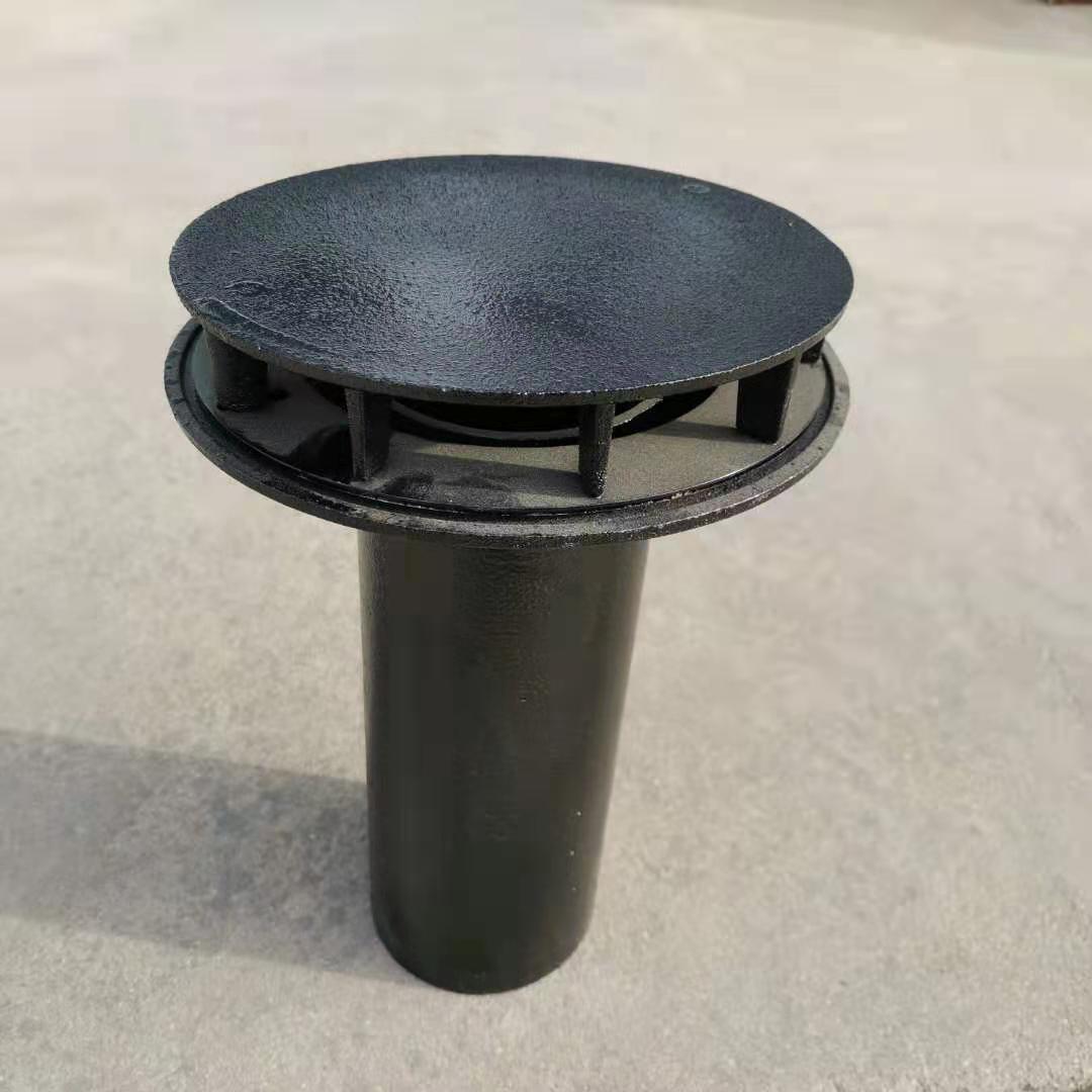 现货供应 铸铁87型雨水斗 直排式dn110落水口 铸铁地漏侧排式