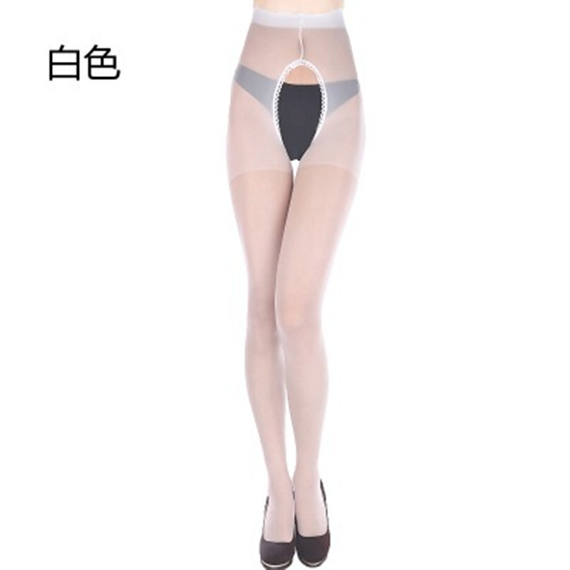 European and American Sexy Free off Crotchless Silk Stockings Pantyhose Sexy Lingerie Women's Adult Transparent Lace One Piece Dropshipping