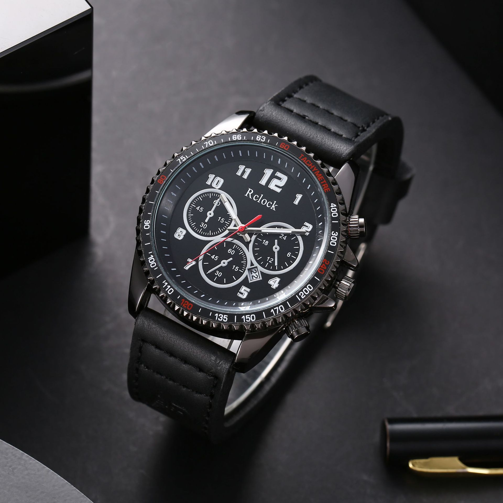 青少年男款潮流个性时尚欧美超大表盘霸气炫酷潮男手表