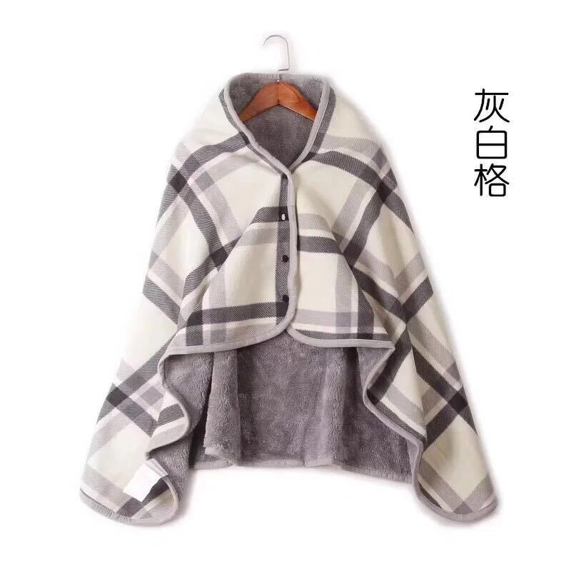 Factory Direct Supply Shawl Blanket Moisture Wicking Flannel Blanket Lazy Blanket Polar Fleece Office Shawl Knee Blanket