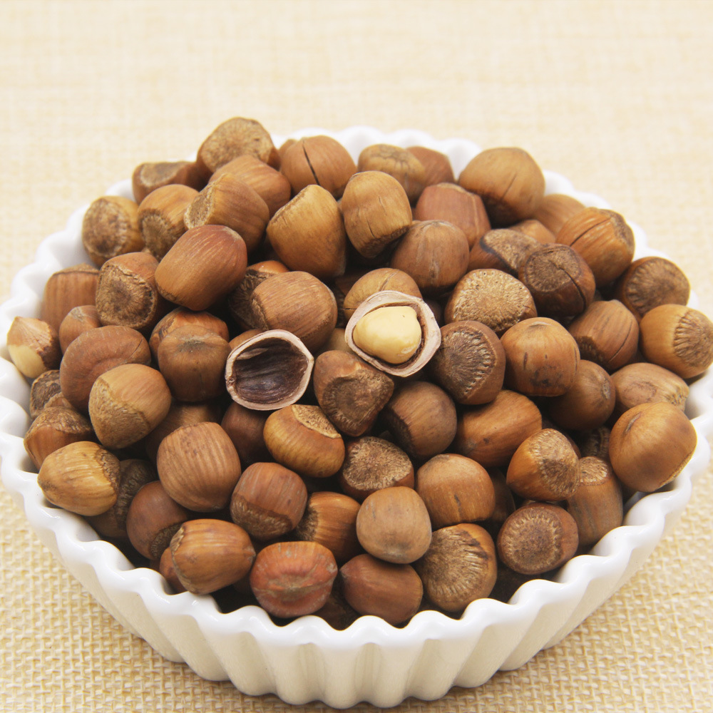 东北铁岭特产新野生小榛子新货大锅原味炒熟手拍自然开口孕妇坚果