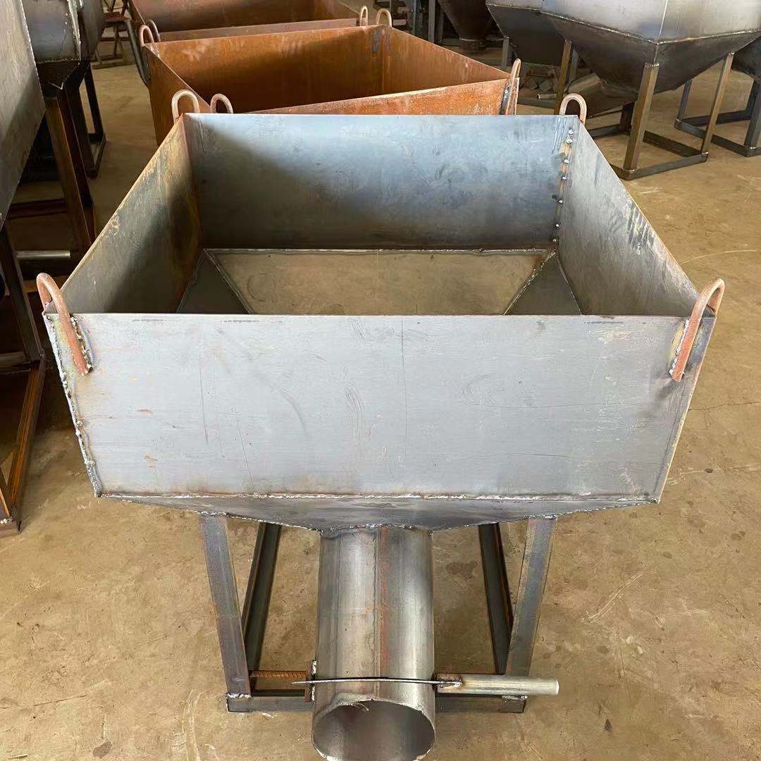 吊车料斗 工地混泥土上料斗 塔吊用料斗吊车用上料灰盘长管料斗