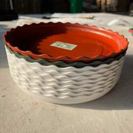 托盘塑料花盆花盘加厚底盘垫接水盘花盆垫底多肉圆形底托花盆底座