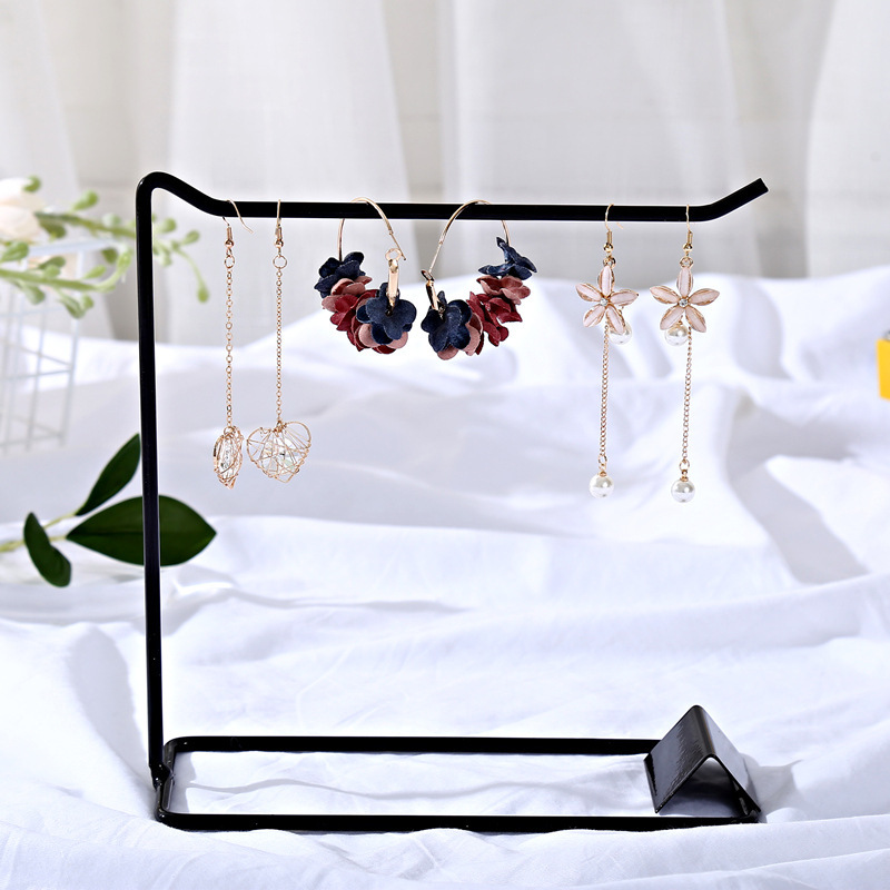 Iron Lipstick Keychain Phone Case Rack Pendant Bracelet Necklace Headband Ring Jewelry Earrings Shelf Display Stand