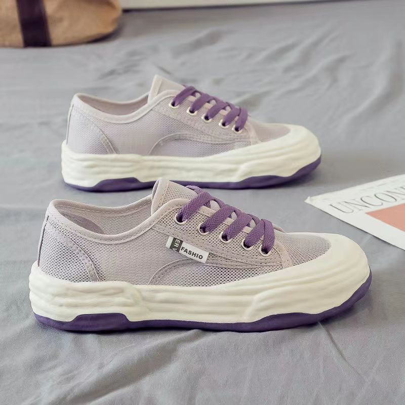 Women's Sneakers Summer 2023 New Thin Breathable Mesh Sports Mesh Shoe Tip Fashion Casual All-Matching Sneakers