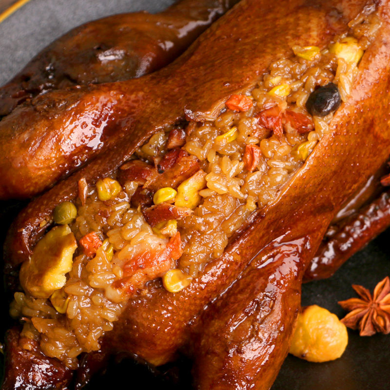 江南特产八宝鸭800g酱板鸭整鸭真空包装熟食卤味肉食类下酒菜