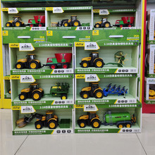 小农星仿真声光音乐惯性农夫车麦子收割机工程车儿童农夫车玩具