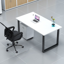 L7D职员办公桌员工办公室家具46四六人工位卡座现代简约电脑桌椅