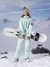 滑雪防水新款女国风滑雪业户男套装专业户户外滑雪男女专业款加厚