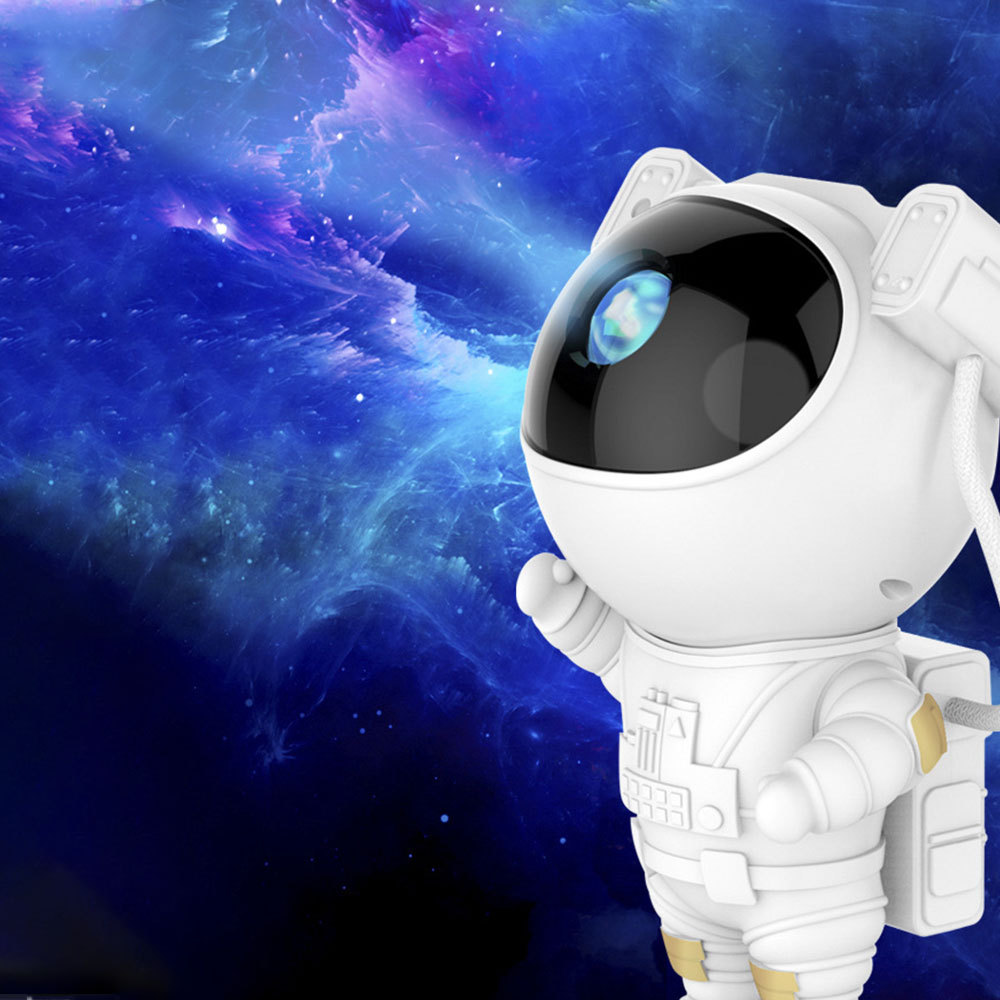 亚马逊专供 创意宇航员灯星空投影灯卧室氛围灯太空人礼物小夜灯