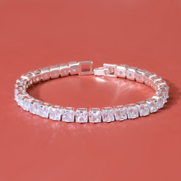 a-sl2126时尚锆石手链女士日常佩戴方形水晶首饰晚会派对饰品批发