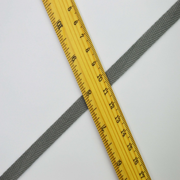 北京现货环 保染色10mm3分1cm暗灰色棉人字带1c34