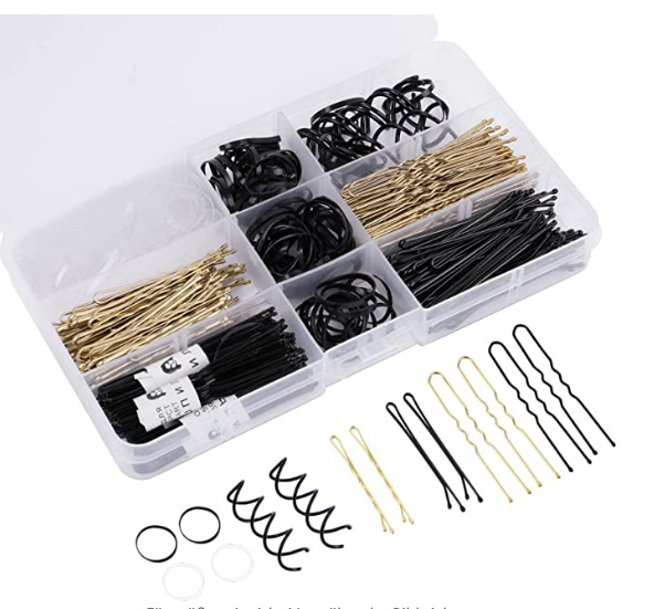 Hair Accessories Headdress Updo Combination Hair Clip Color Rubber Band U-Clips Ornament Wholesale Boxed Hair Elastic Hairpin Set