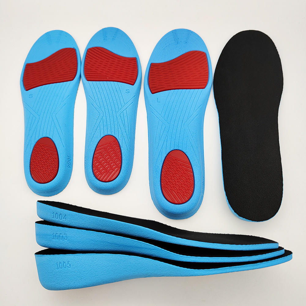 pu发泡增高鞋垫 运动减震加厚防痛按摩全垫男女裁剪隐形内增高垫