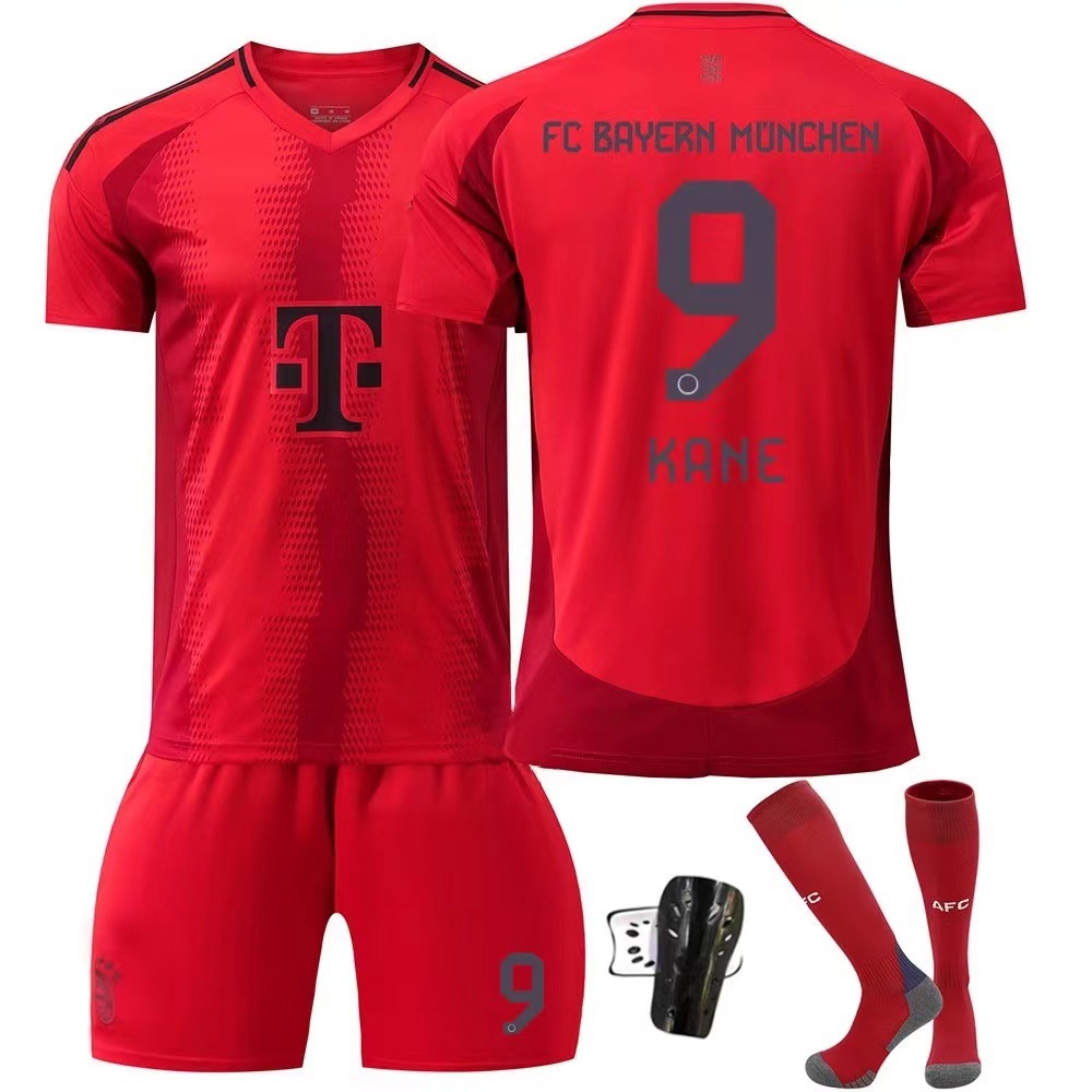 批发24-25拜仁球衣主场9号凯恩10号萨内25号穆勒足球服套装-阿里巴巴