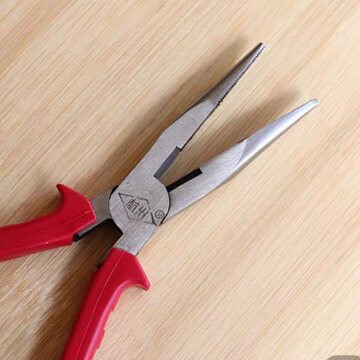 尖嘴钳尖头咀钢丝老虎钳子a型胶柄斜口铁丝剪切捆扎组合手动工具