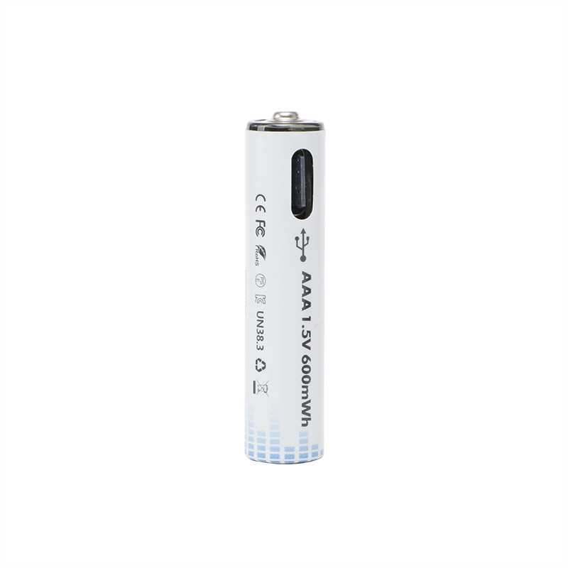 Wholesale 1.5V Recyclable AAA Rechargeable Battery No. 7 Remote Control Toy Rechargeable No. 7 Lithium Battery