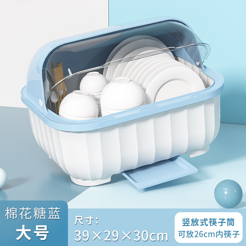 Bowl and Chopsticks Storage Box Cupboard with Lid Tableware Bowl and Plate Box
