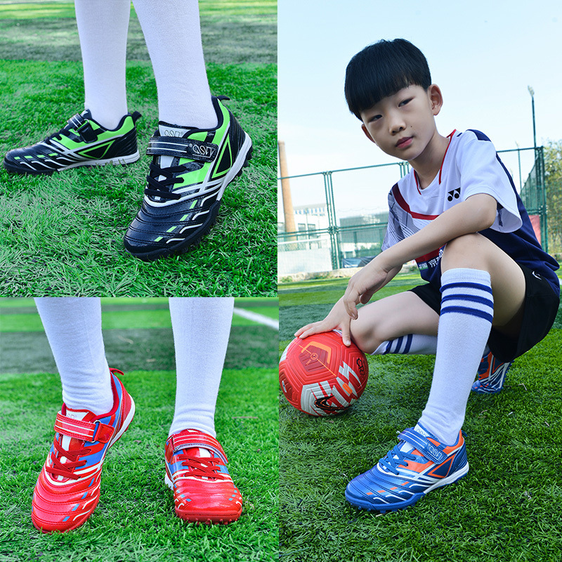 足球鞋男款秋季高帮长钉碎钉学生儿童男童专业训练跨境亚马逊代发