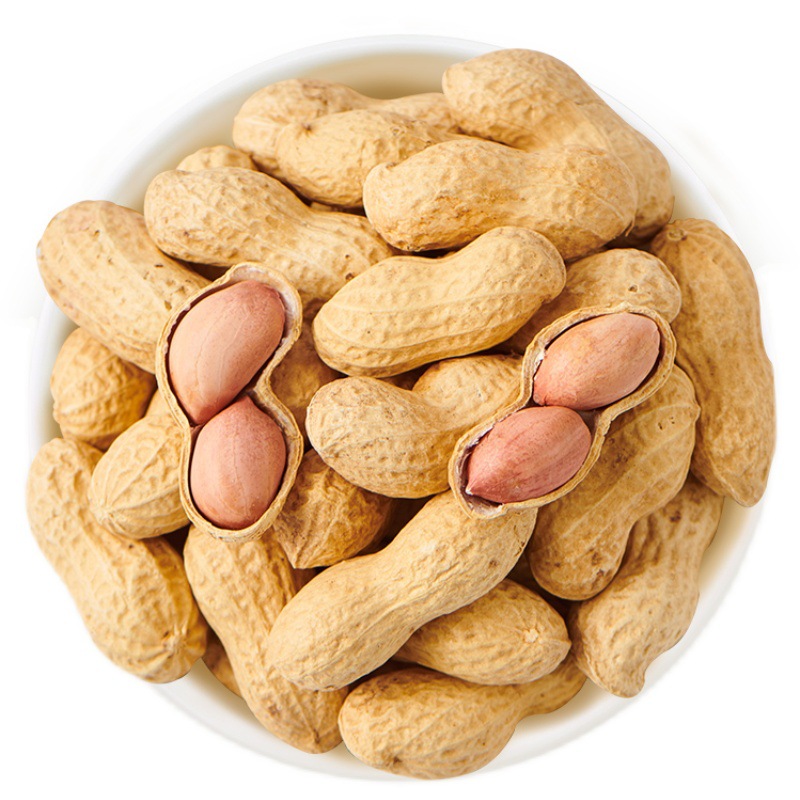 来伊份原味小花生400g休闲零食炒货带壳皮薄肉厚特产即食大包装