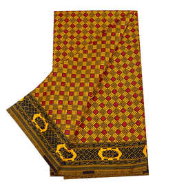 数码印花布料 ankara polyester farbic 蜡染印花磨毛布 一件代发